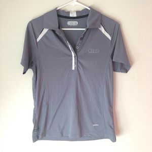 Audi Gray sport/golf polo